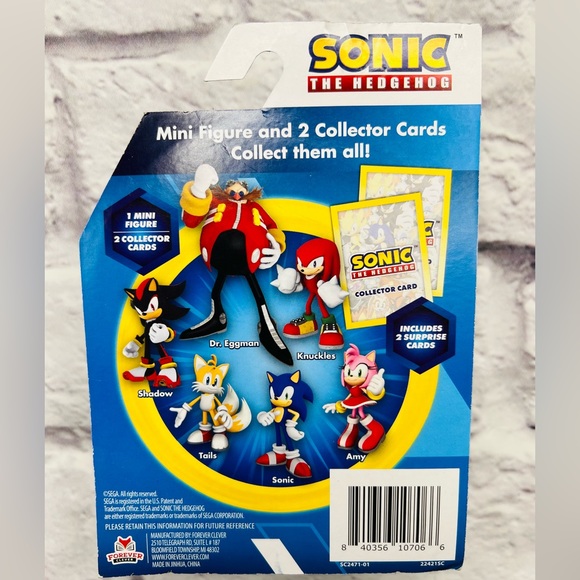 Sonic the Hedgehog Mini Figure and Collector Cards - Picture 2 of 2